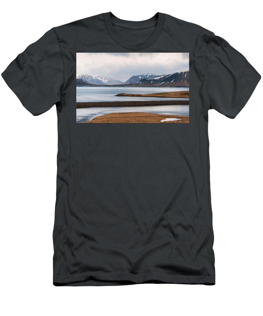 Icelandic T-Shirt featuring the photograph Icelandic mountain Landscape by Michalakis Ppalis