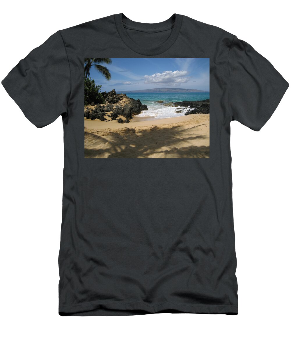 Tropical T-Shirt featuring the photograph Secret Cove #2 by Angie Hamlin