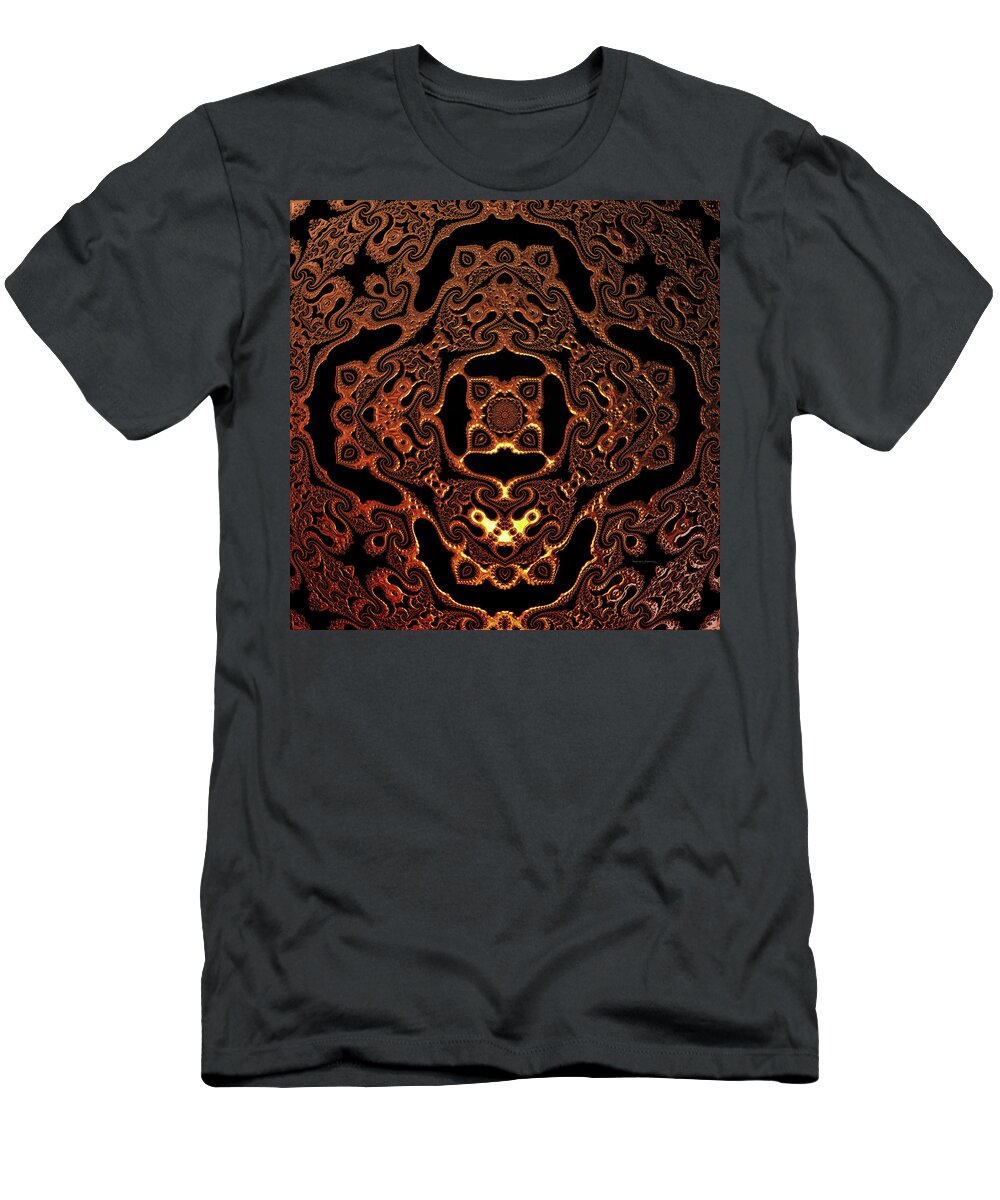 The Allman Brothers T-Shirt featuring the digital art Shine On It- by Robert Orinski