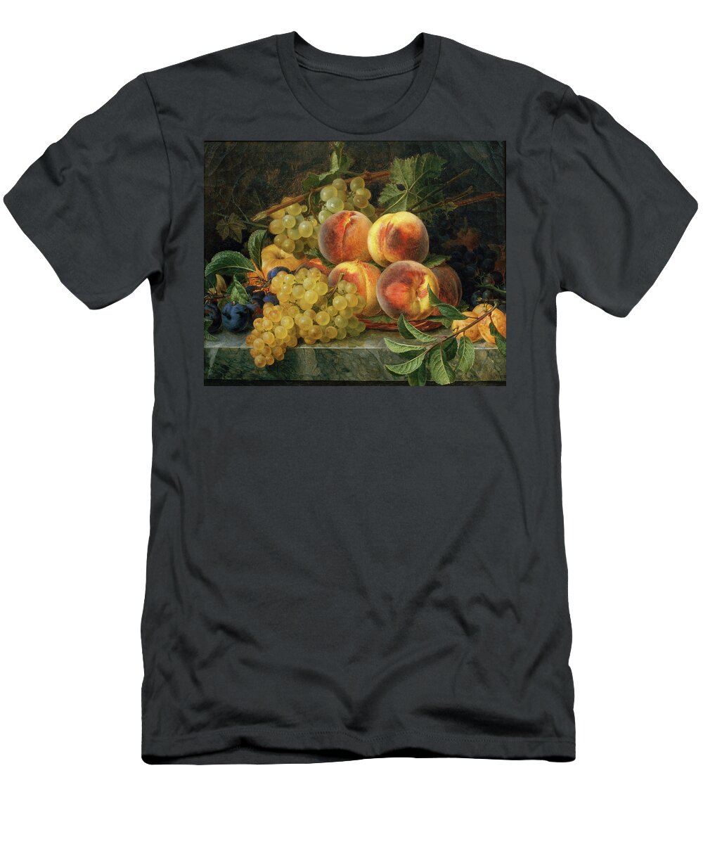 Francisco Lacoma T-Shirt featuring the painting Still Life #2 by Francisco Lacoma y Fontanet