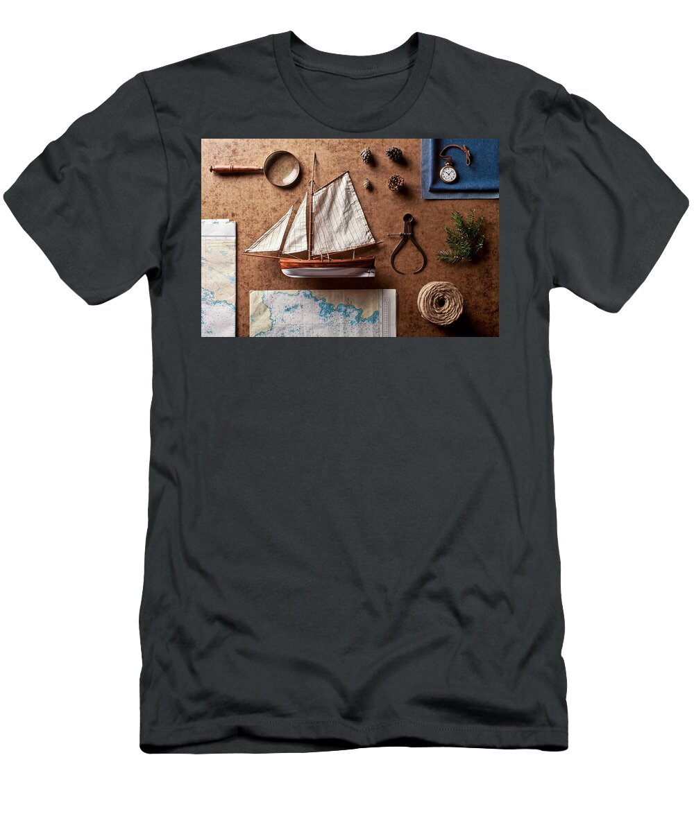 Still Life T-Shirt featuring the digital art Still Life #2 by Maye Loeser
