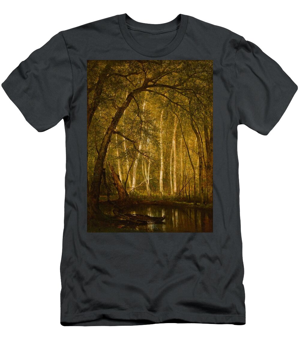The Old Hunting Grounds T-Shirt featuring the painting The Old Hunting Grounds #2 by MotionAge Designs