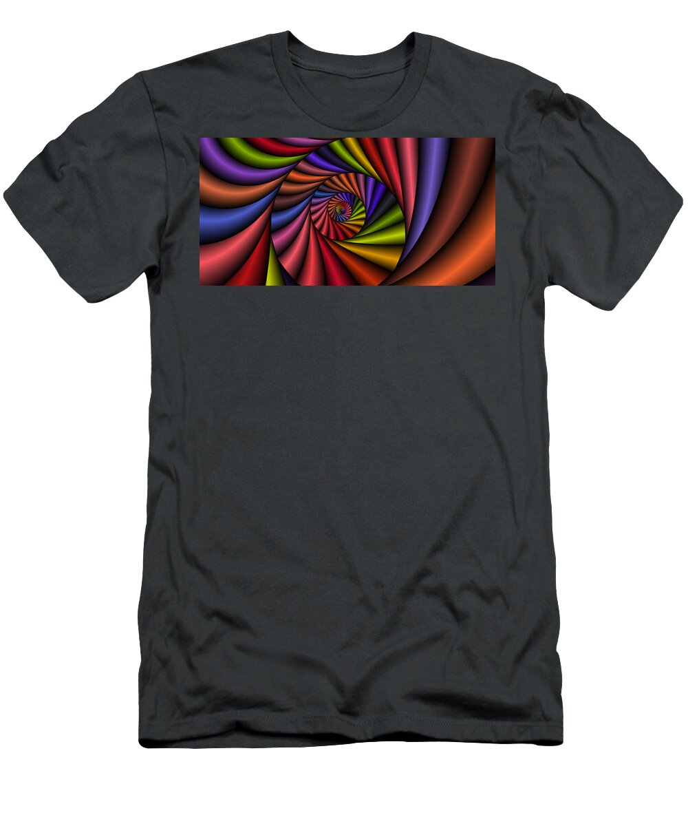 Abstract T-Shirt featuring the digital art 2X1 Abstract 431 by Rolf Bertram
