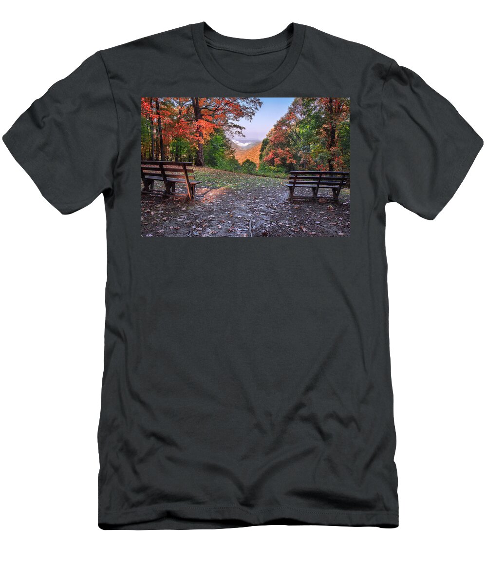 Babcock State Park T-Shirt featuring the photograph Babcock State Park #3 by Mary Almond