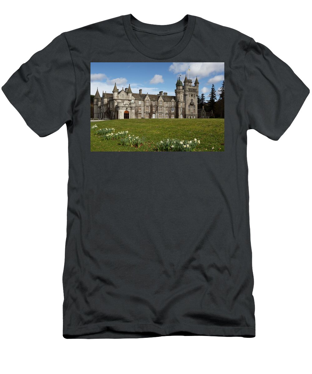 Balmoral Castle T-Shirt featuring the photograph Balmoral Castle #1 by Maria Gaellman