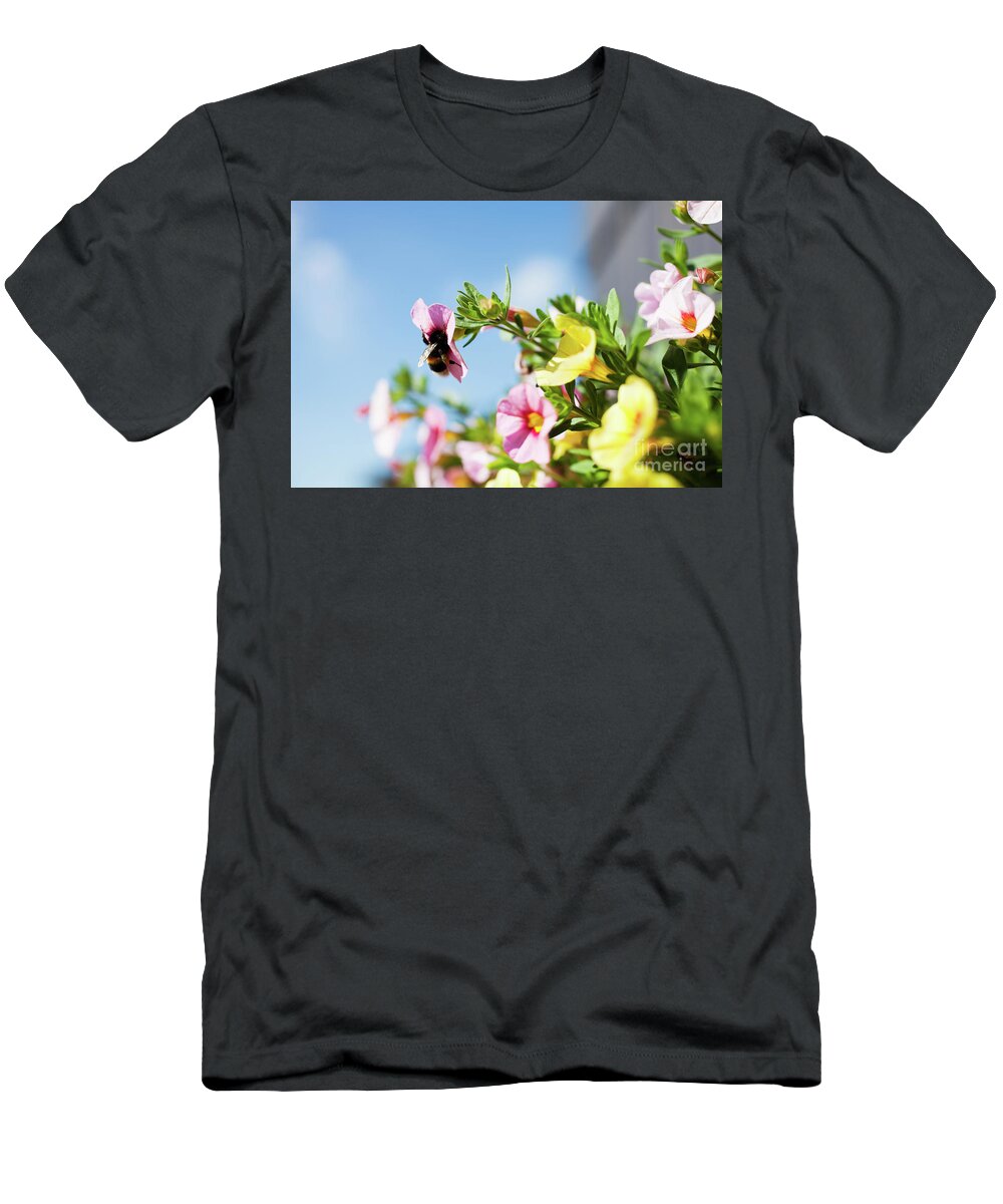 Bumblebee T-Shirt featuring the photograph Bumblebee #3 by Kati Finell