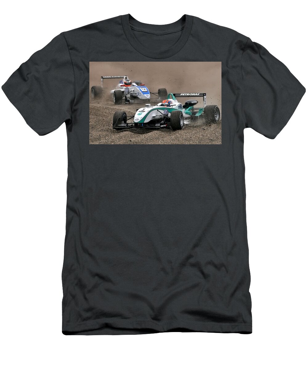 F1 T-Shirt featuring the photograph F1 #3 by Mariel Mcmeeking