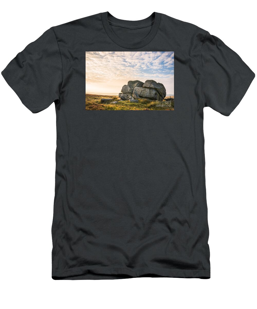 Airedale T-Shirt featuring the photograph Hitching Stone #3 by Mariusz Talarek
