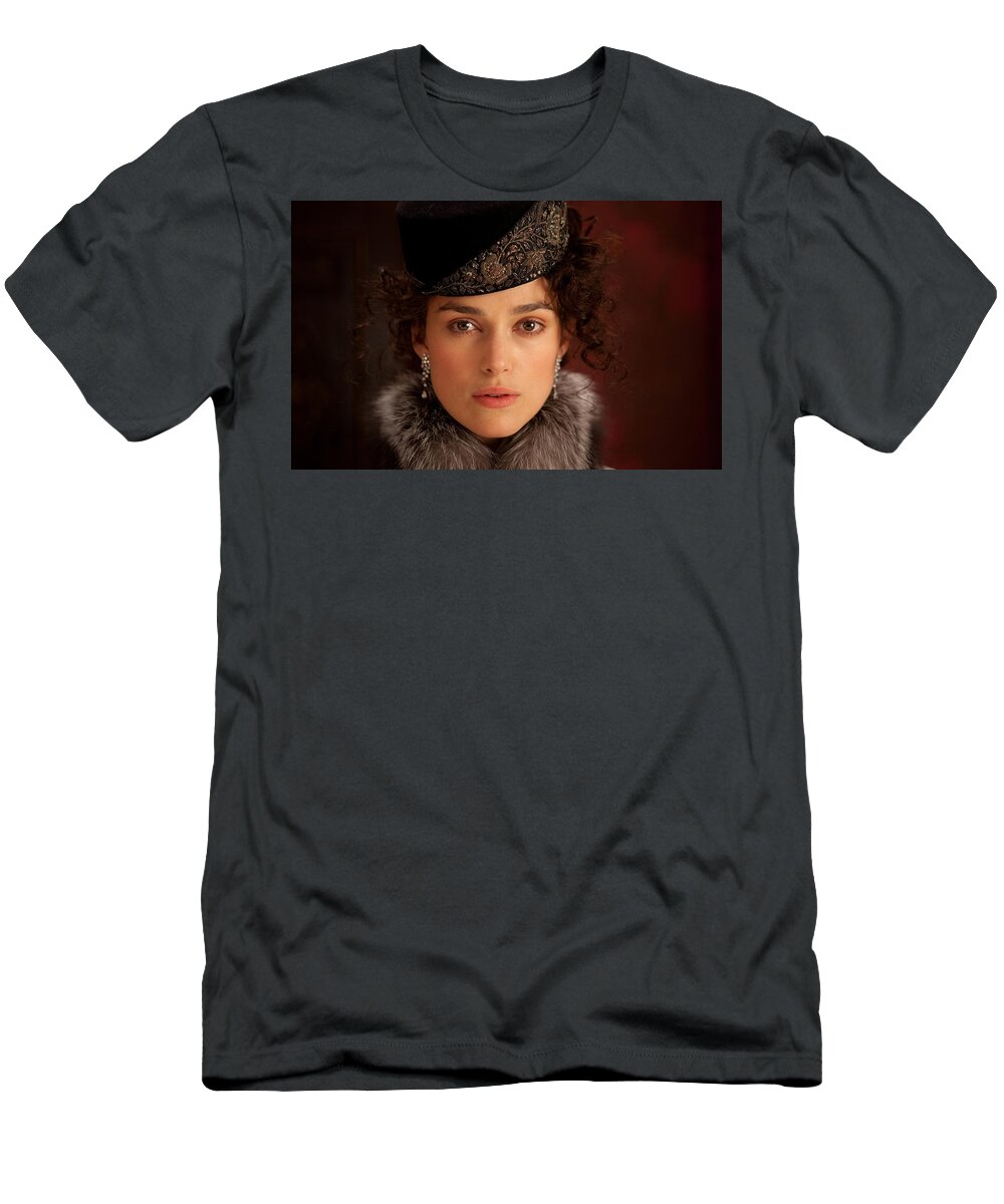 Keira Knightley T-Shirt featuring the photograph Keira Knightley #3 by Jackie Russo