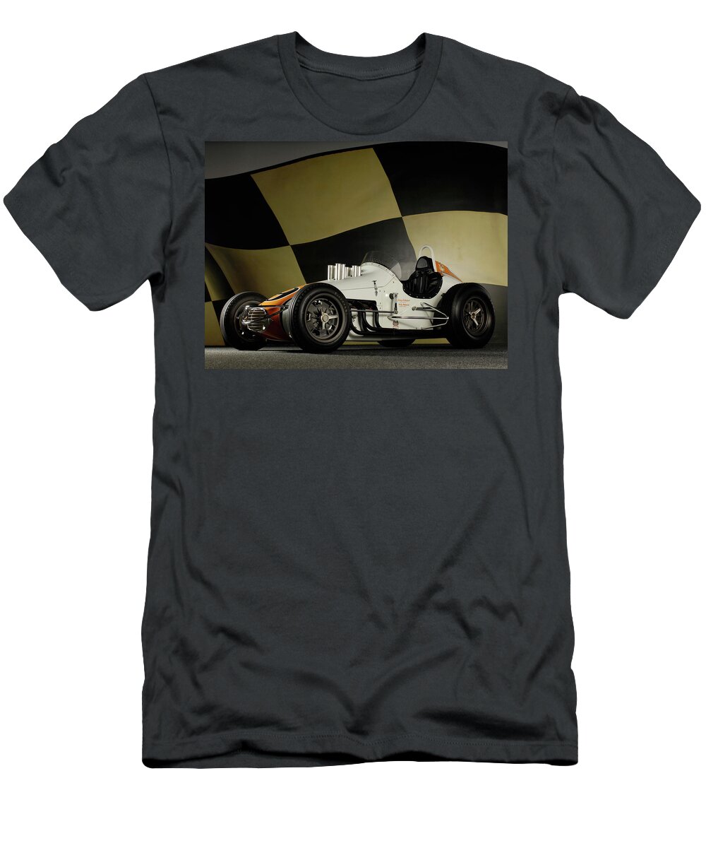 Race Car T-Shirt featuring the digital art Race Car #3 by Maye Loeser