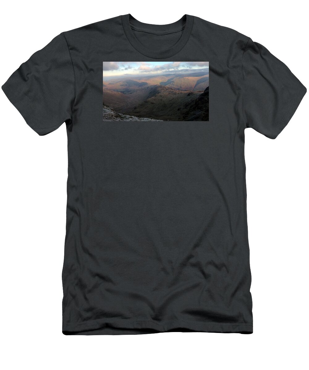 Hills T-Shirt featuring the photograph Top of the hills #3 by Lukasz Ryszka