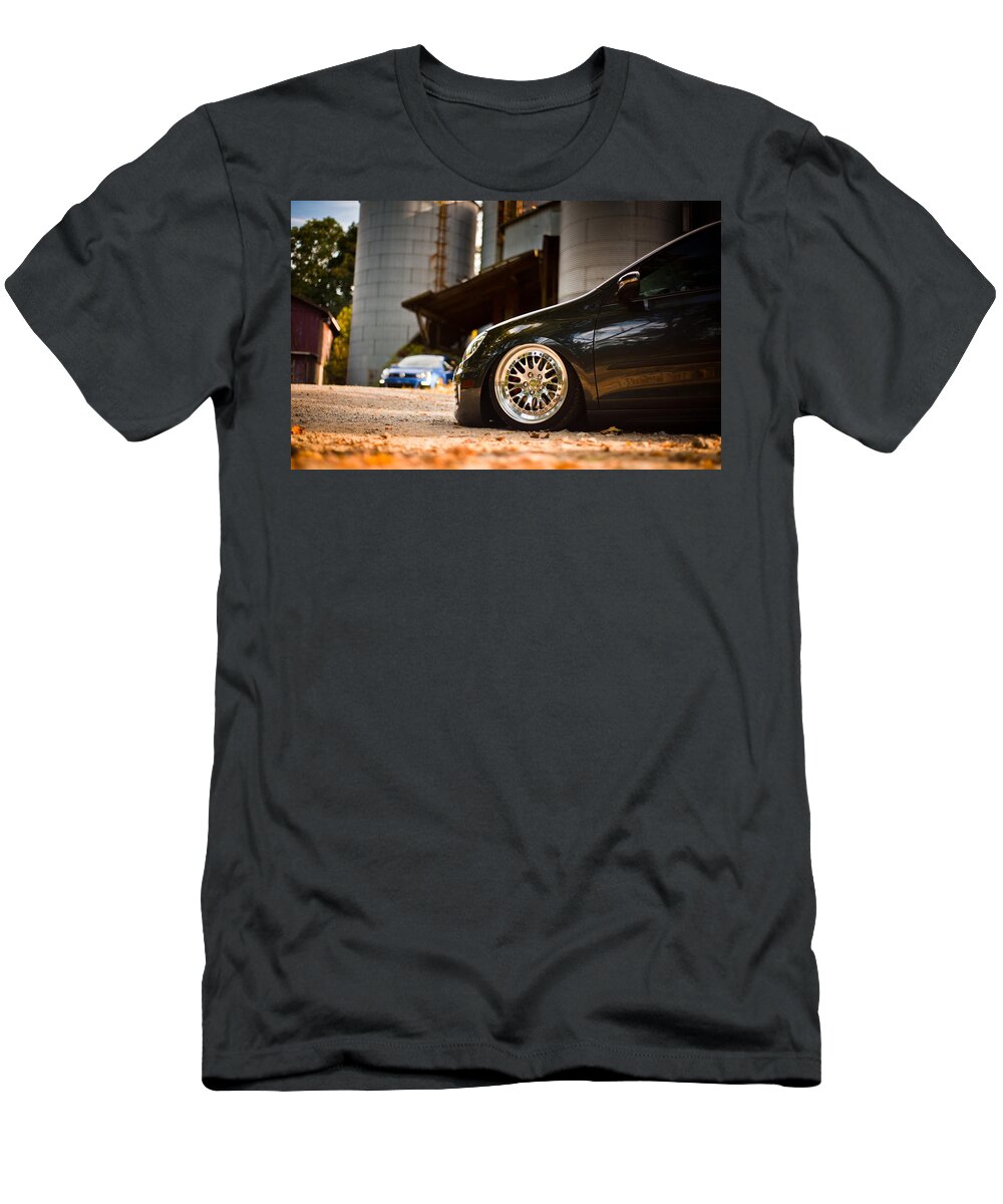 Tuned T-Shirt featuring the digital art Tuned #3 by Maye Loeser