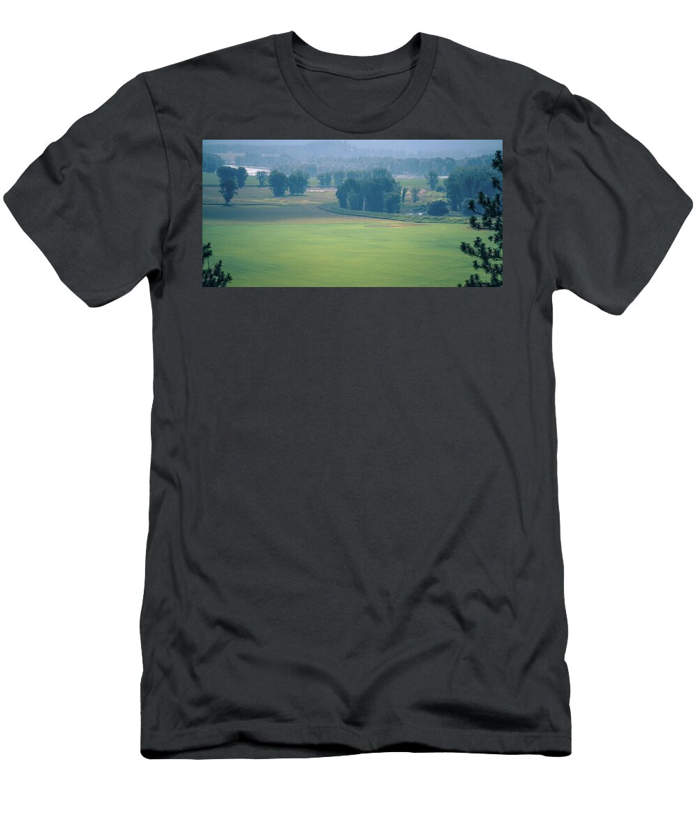 Landscape T-Shirt featuring the photograph Vast Scenic Montana State Landscapes And Nature #3 by Alex Grichenko
