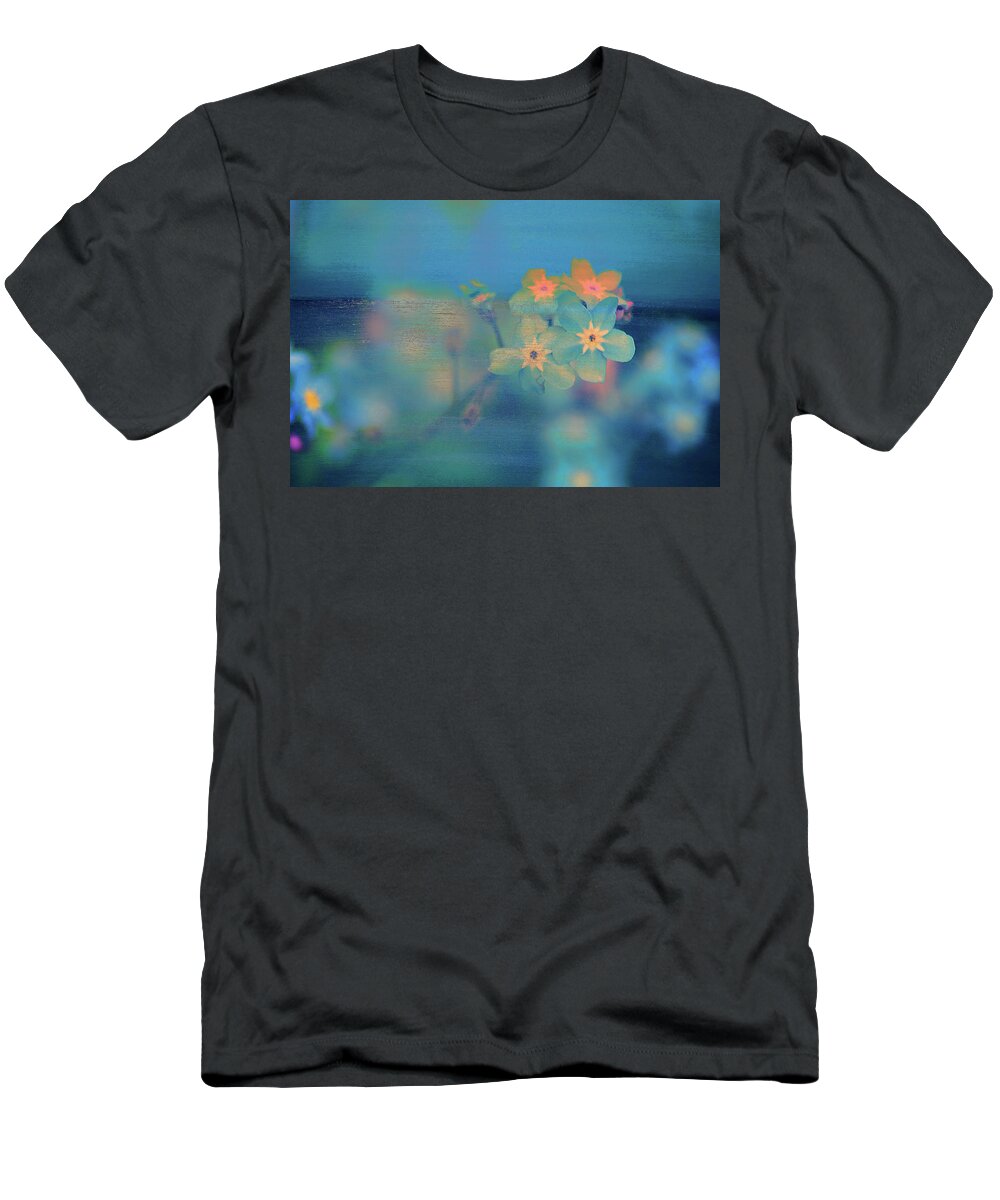 Texture T-Shirt featuring the photograph Texture Flowers #34 by Prince Andre Faubert