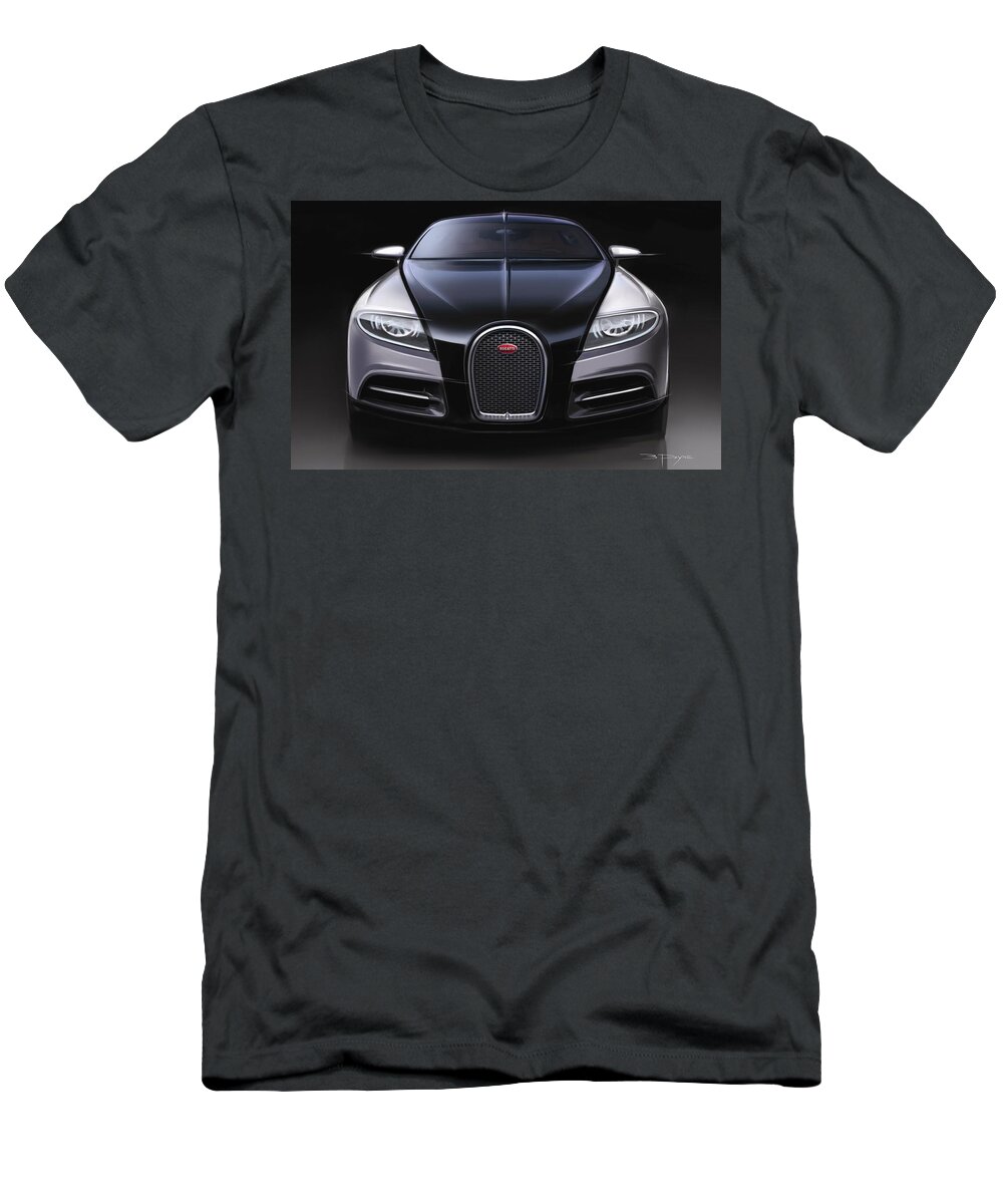 Bugatti Veyron T-Shirt featuring the photograph Bugatti Veyron #4 by Mariel Mcmeeking