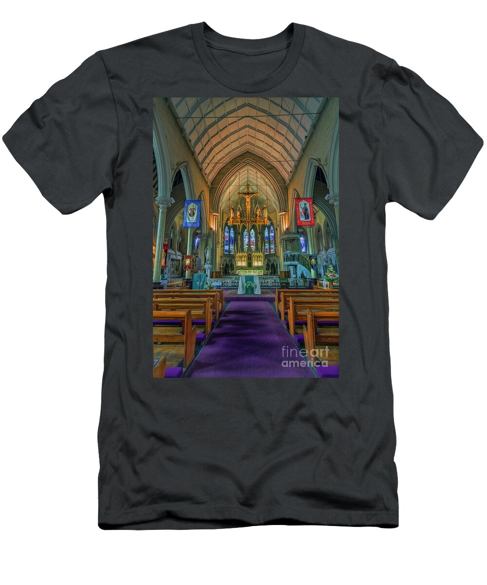 Church T-Shirt featuring the photograph Gods Light #4 by Ian Mitchell