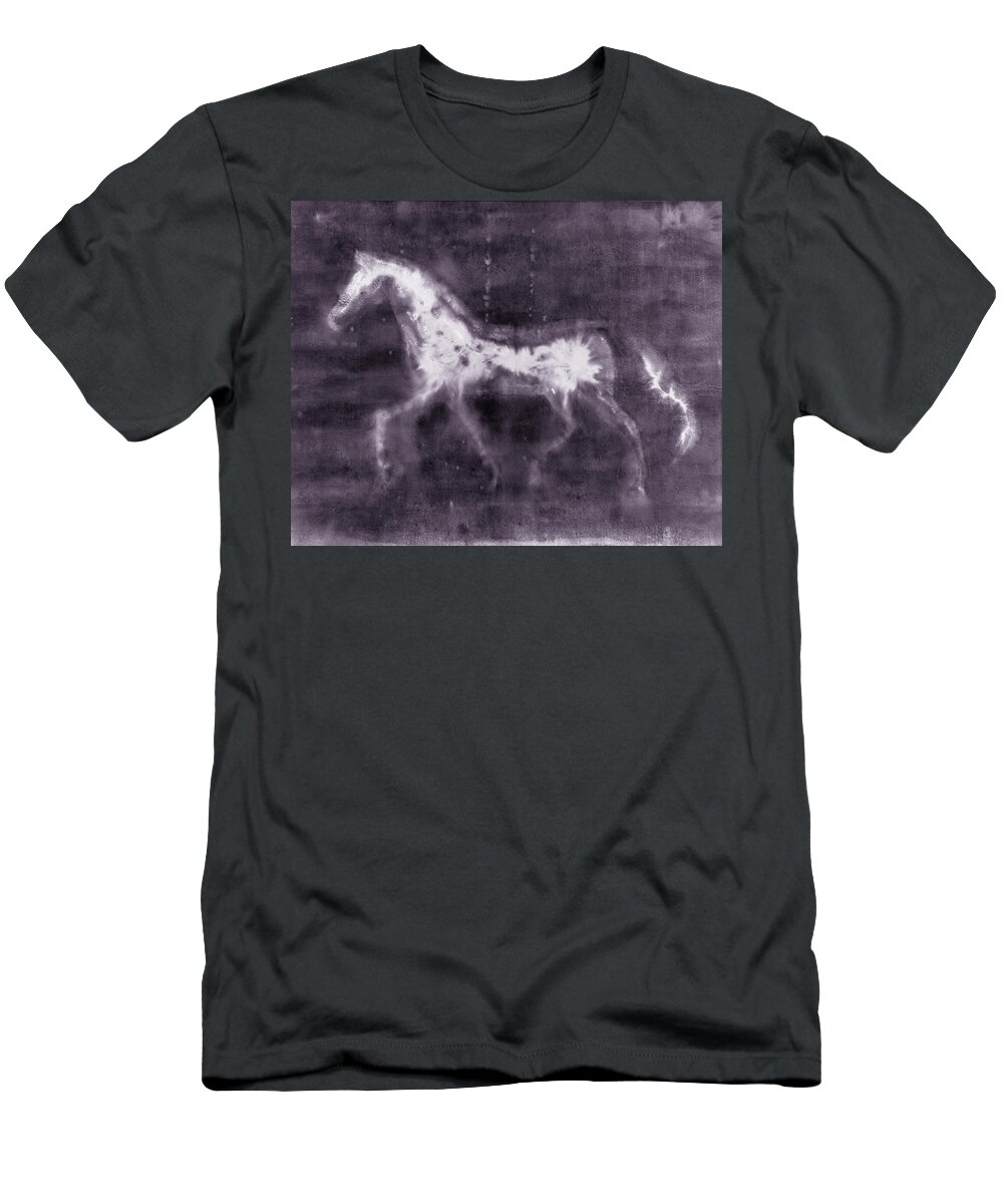 Horse T-Shirt featuring the painting Horse #4 by Julie Niemela