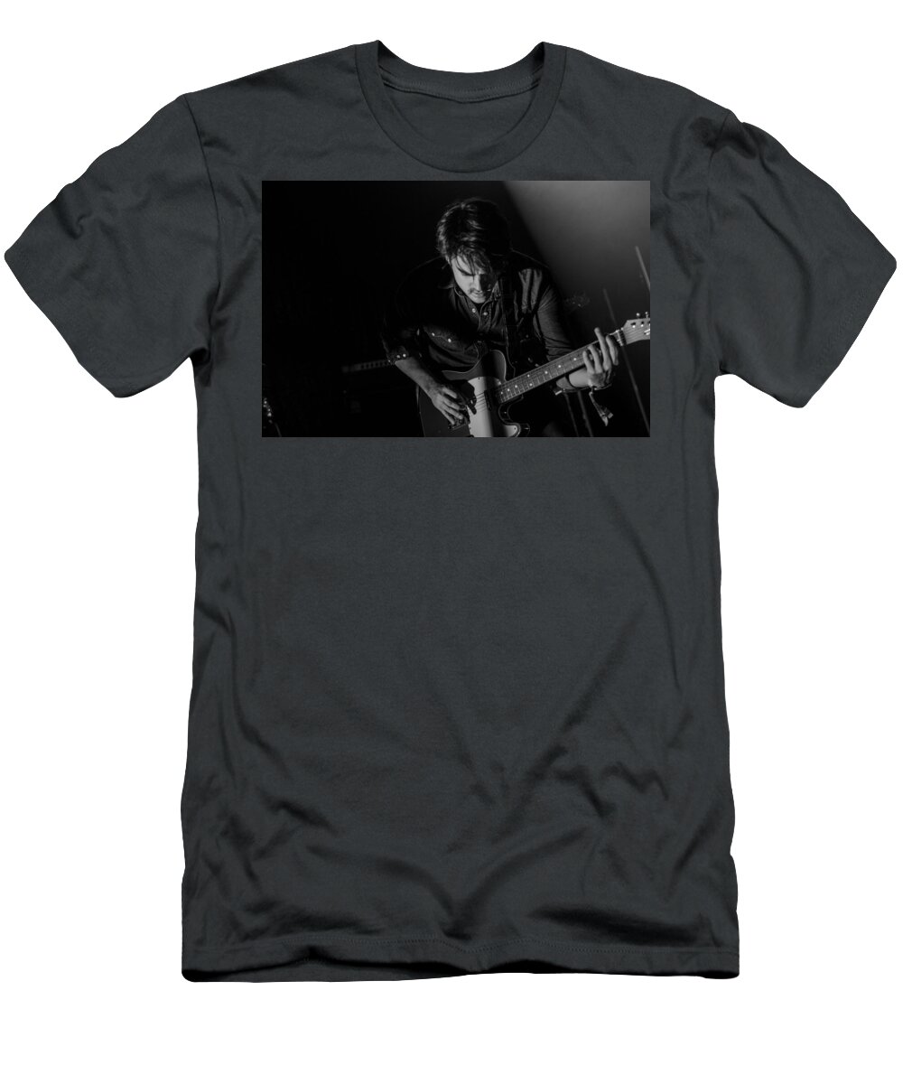 Musician T-Shirt featuring the photograph Musician #4 by Mariel Mcmeeking