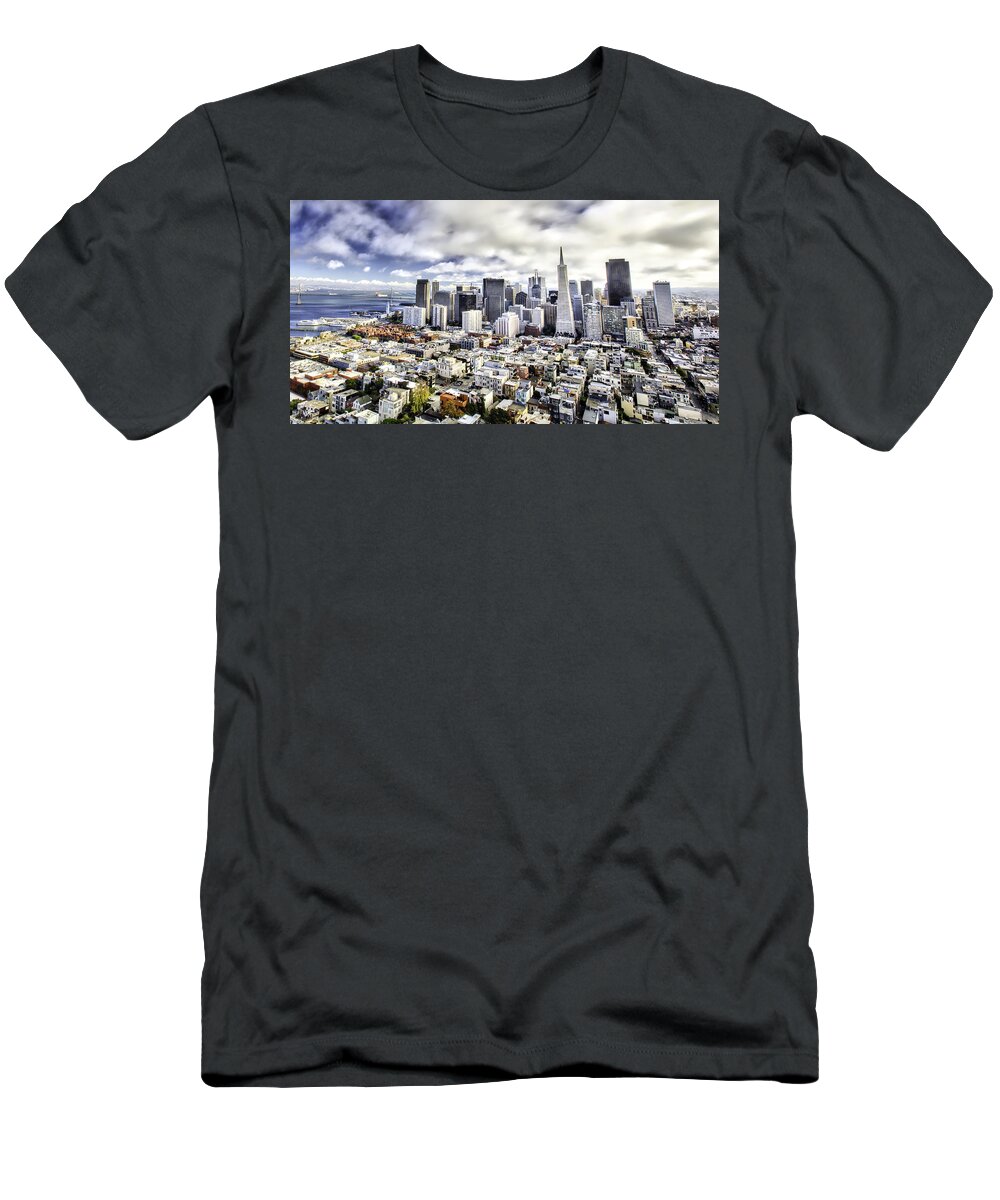 San Francisco T-Shirt featuring the photograph San Francisco #4 by Chris Cousins
