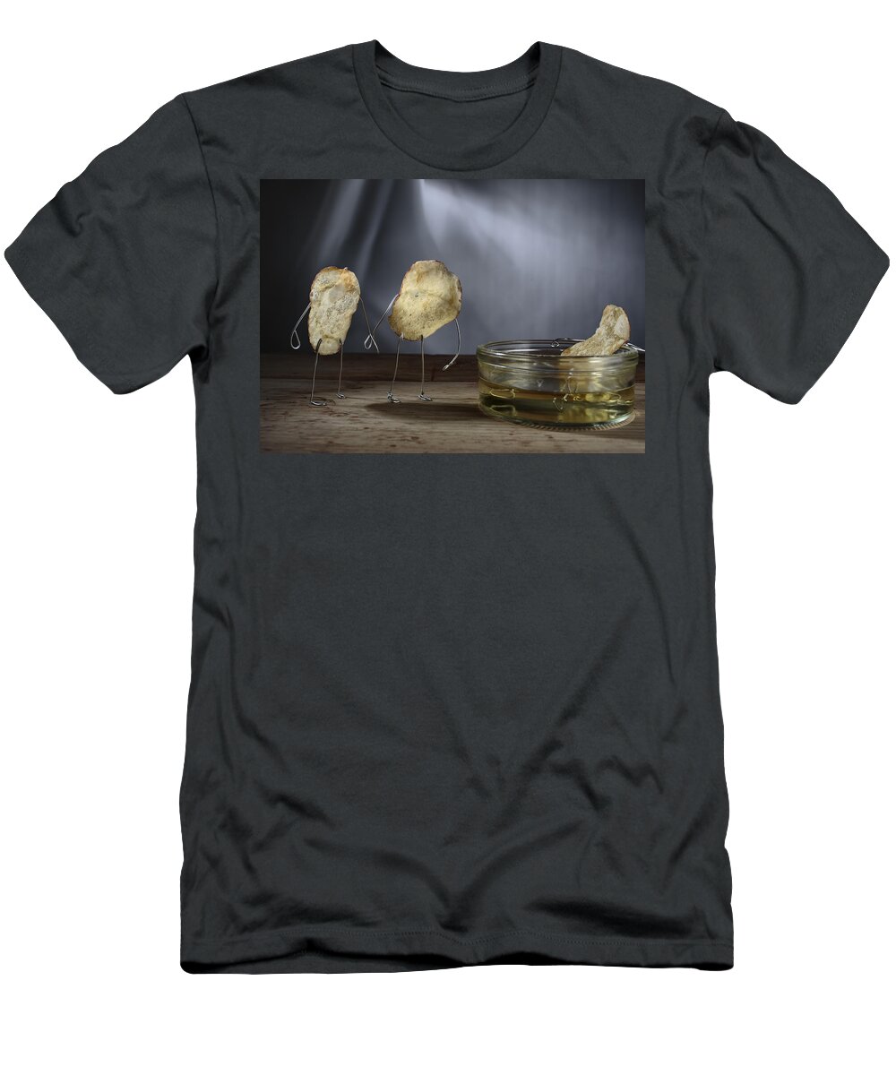 Simple Things T-Shirt featuring the photograph Simple Things - Potatoes #4 by Nailia Schwarz