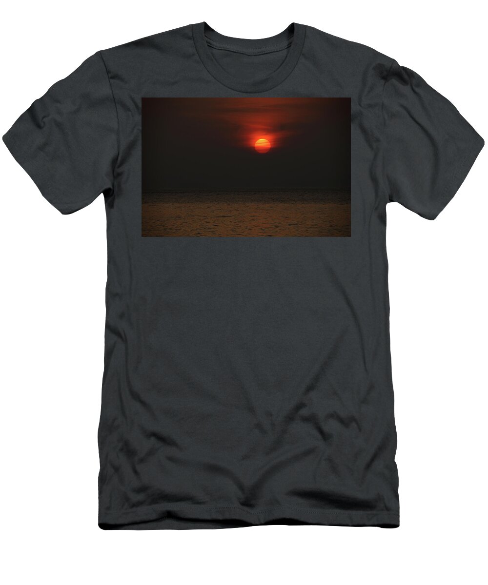 Sunset T-Shirt featuring the photograph Sunset #4 by Hyuntae Kim