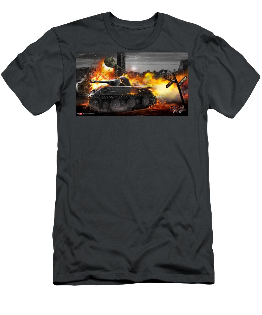 Video Game T-Shirt featuring the digital art Video Game #4 by Maye Loeser