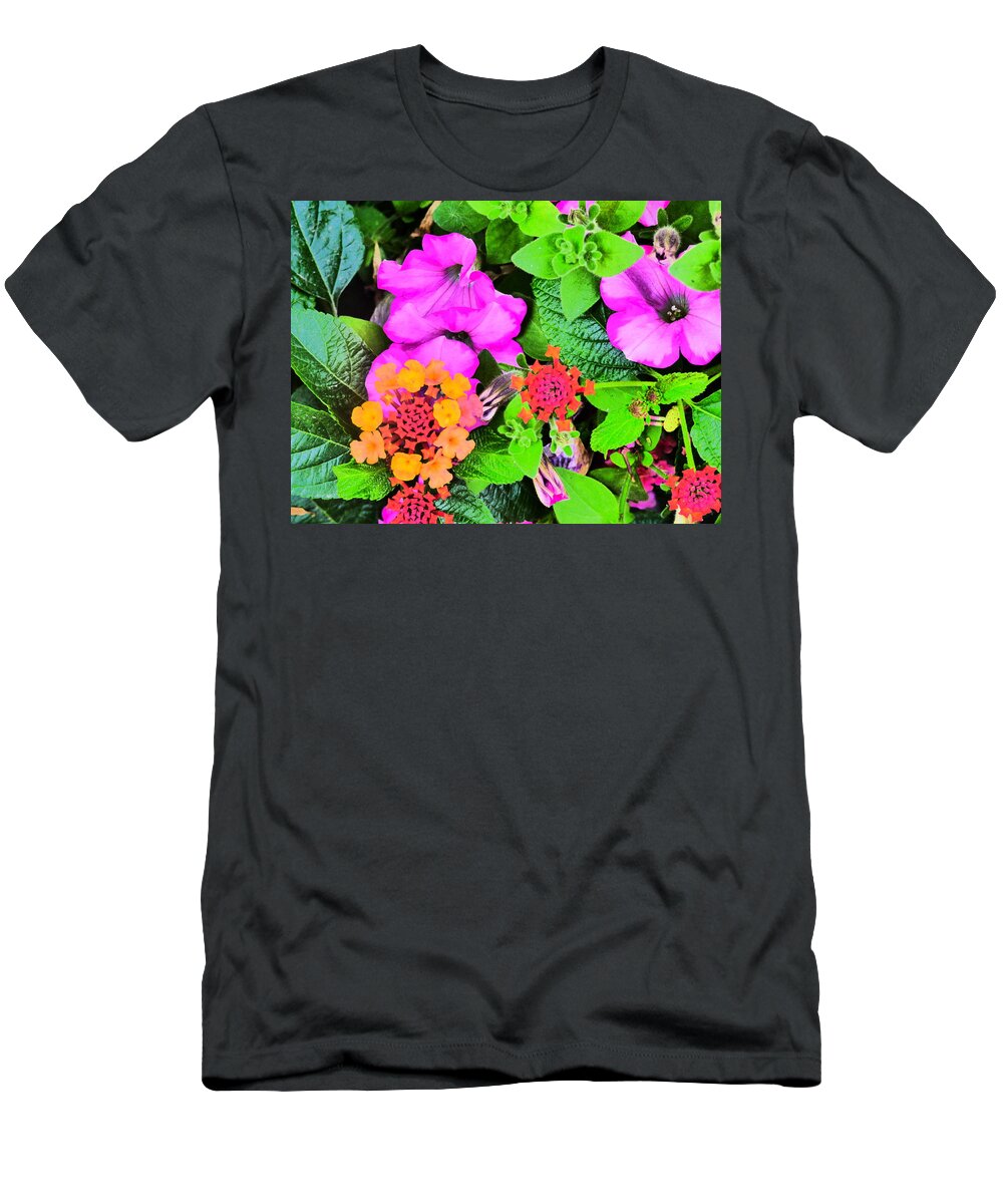 Idaho Spring Flowers Gardens Floral Paul Stanner T-Shirt featuring the photograph Caravan Of Dreams #49 by Paul Stanner