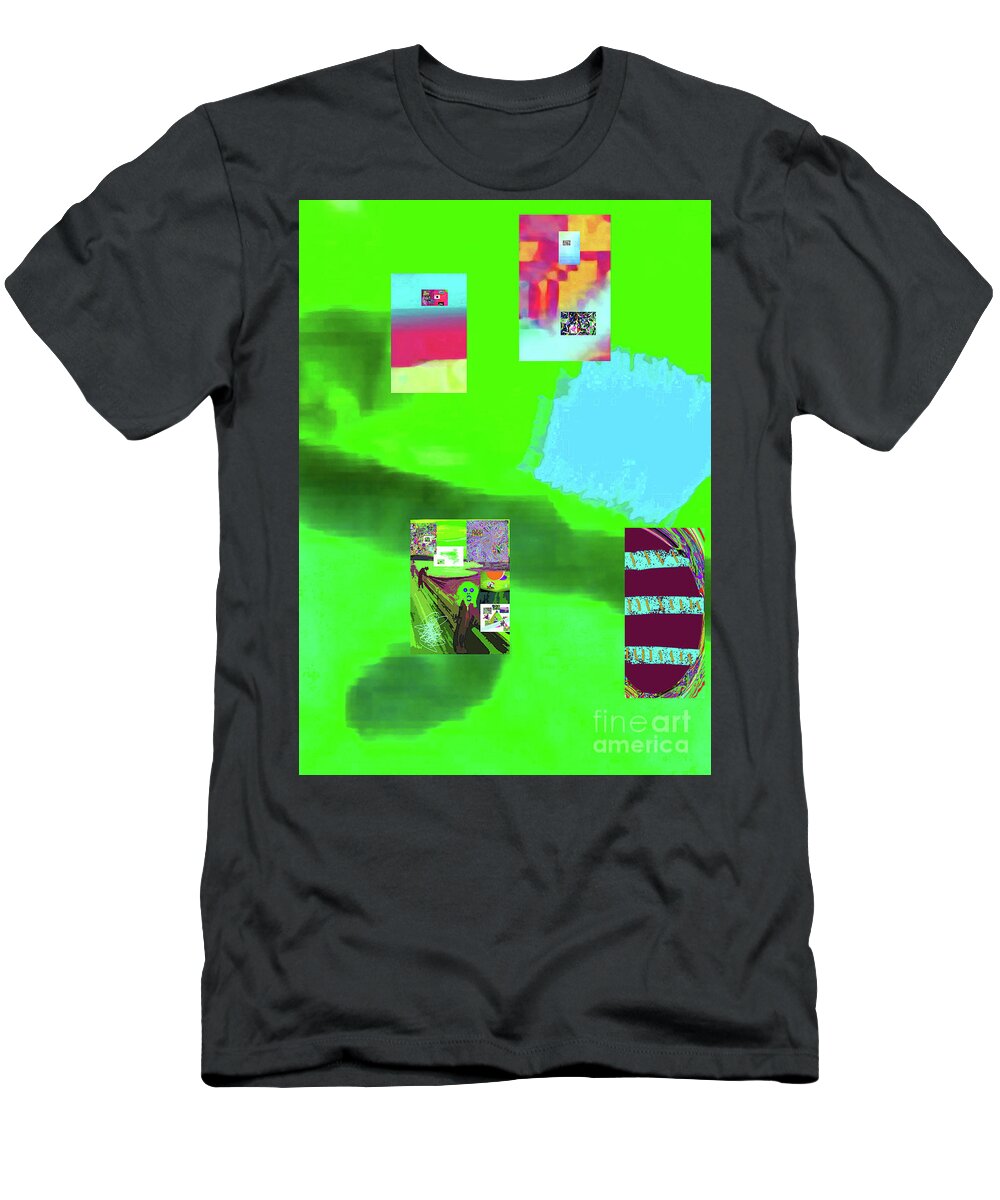 Walter Paul Bebirian T-Shirt featuring the digital art 5-14-2015gabcdefghijklmnopqr by Walter Paul Bebirian