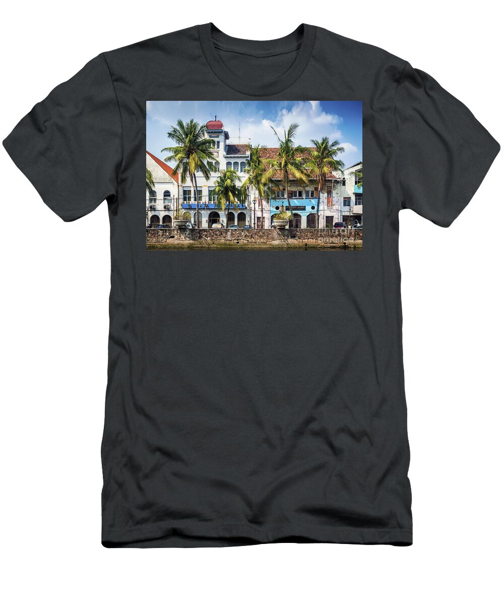 Architecture T-Shirt featuring the photograph Dutch Colonial Buildings In Old Town Of Jakarta Indonesia #5 by JM Travel Photography