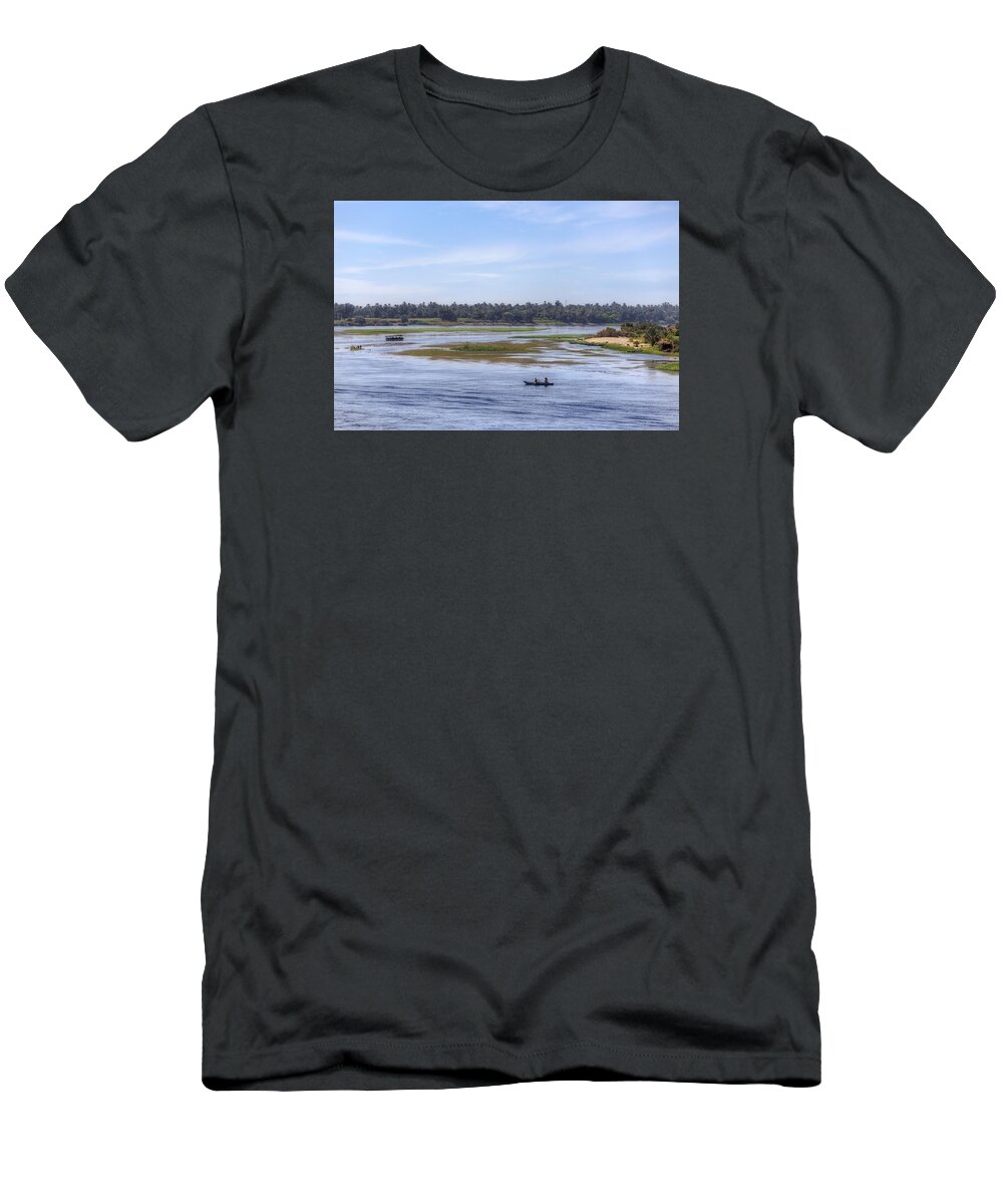 Nile T-Shirt featuring the photograph Nile Valley in Egypt #5 by Joana Kruse