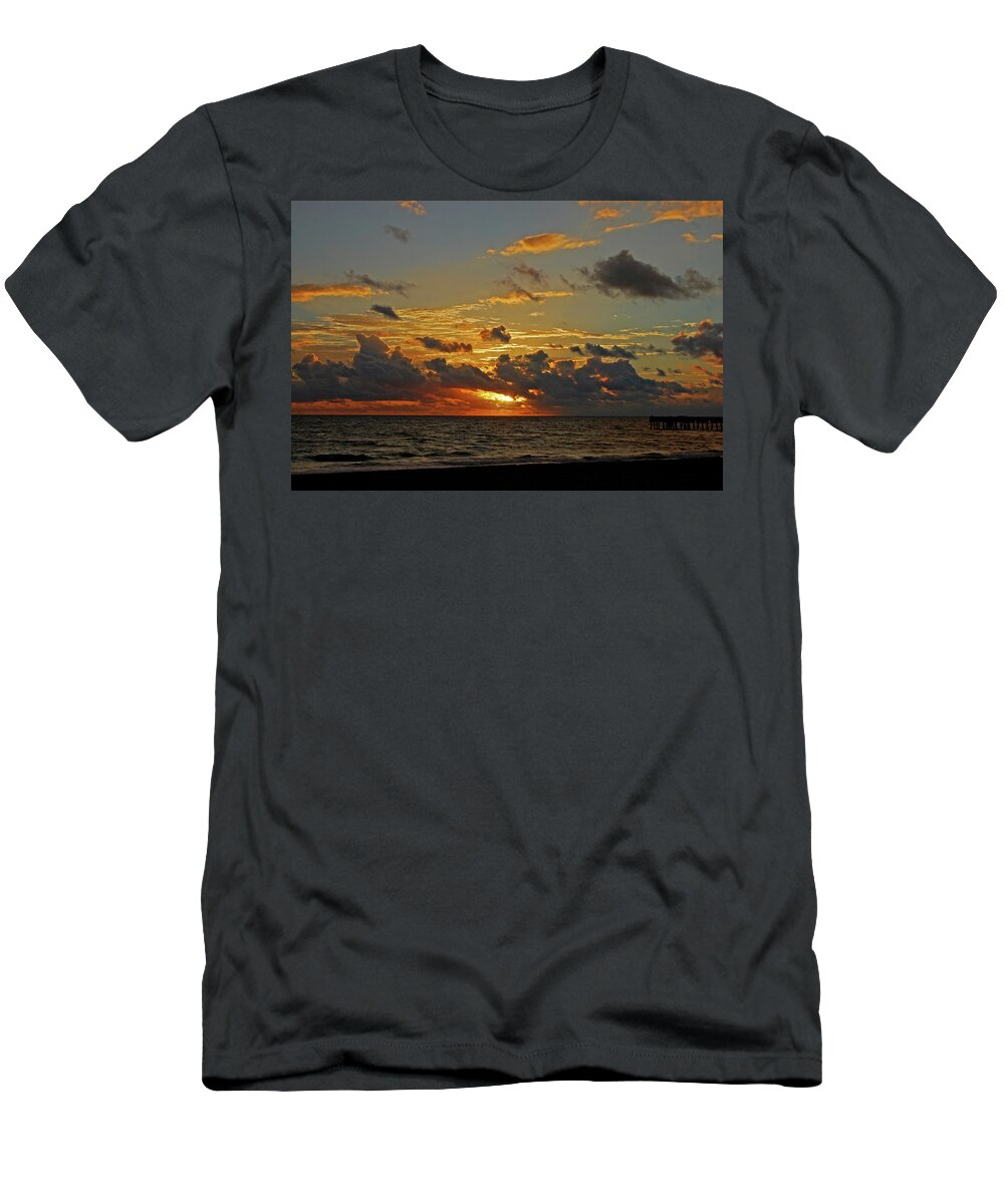 Sunrise T-Shirt featuring the photograph 6- Juno Beach by Joseph Keane