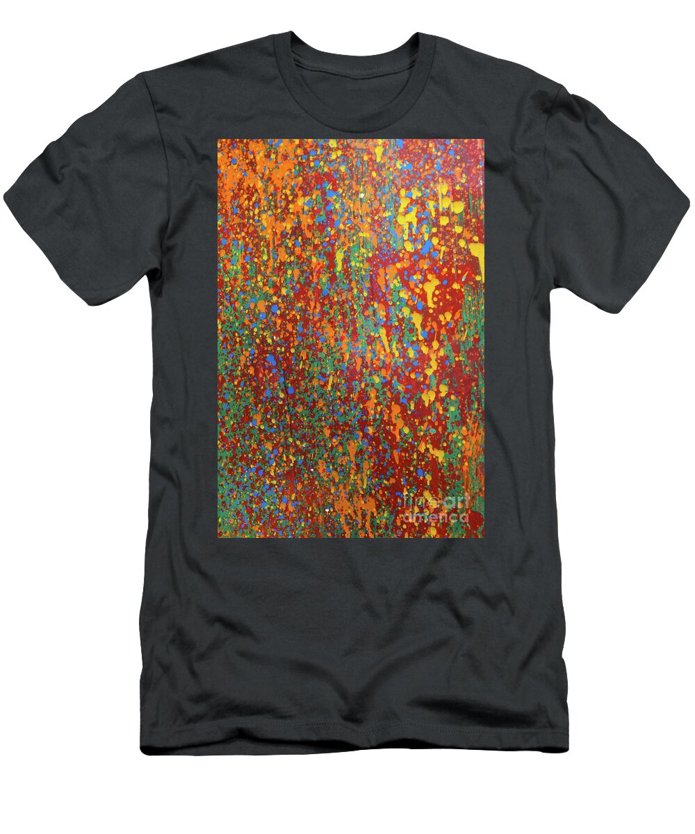  T-Shirt featuring the photograph Paint Mess #6 by Anthony Totah