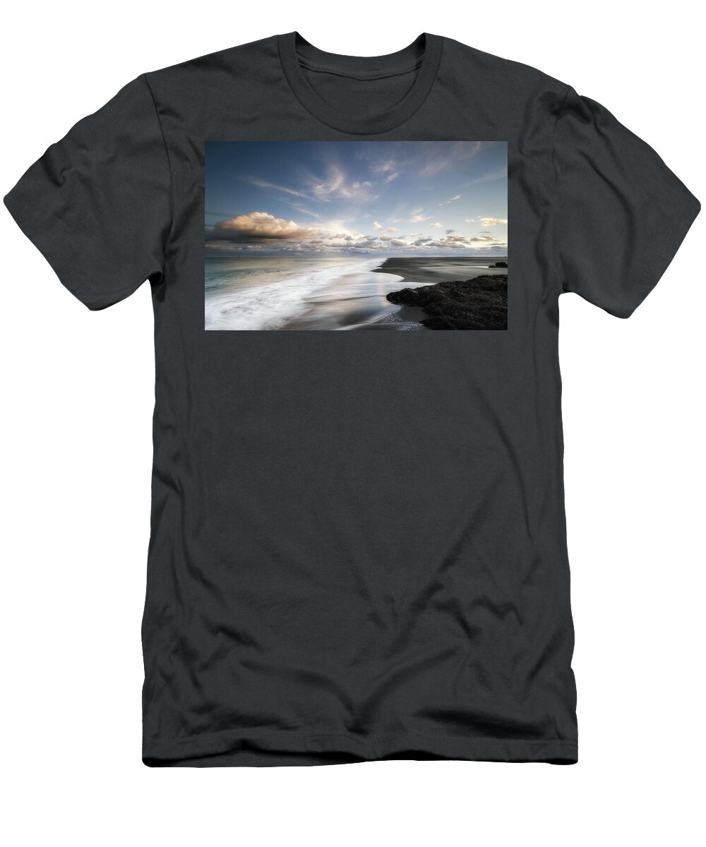 Beach T-Shirt featuring the digital art Beach #7 by Super Lovely
