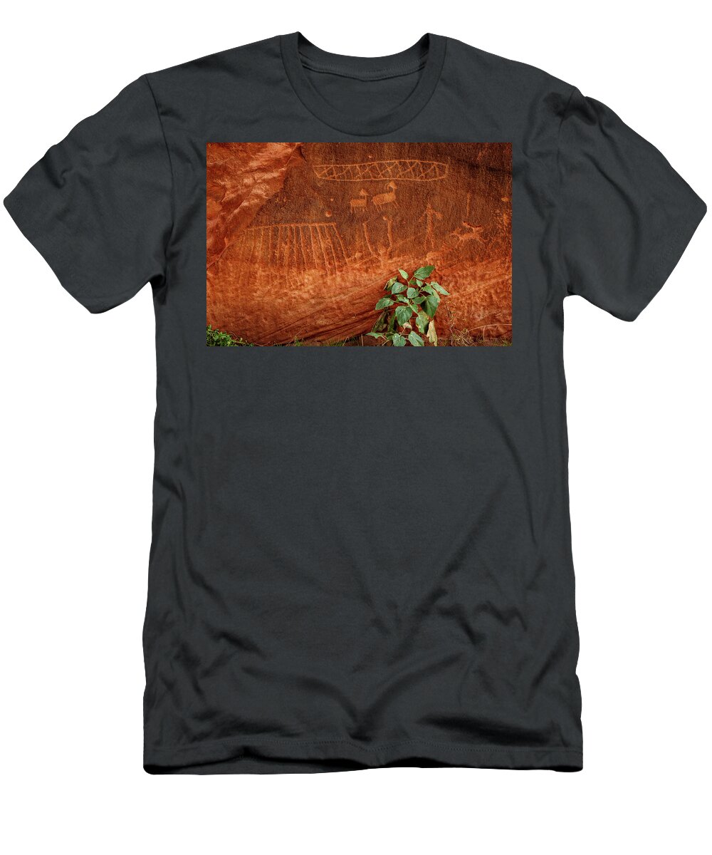 The Colorado River Canyon Near Moab Utah. T-Shirt featuring the photograph Moab Utah #7 by Mike Penney