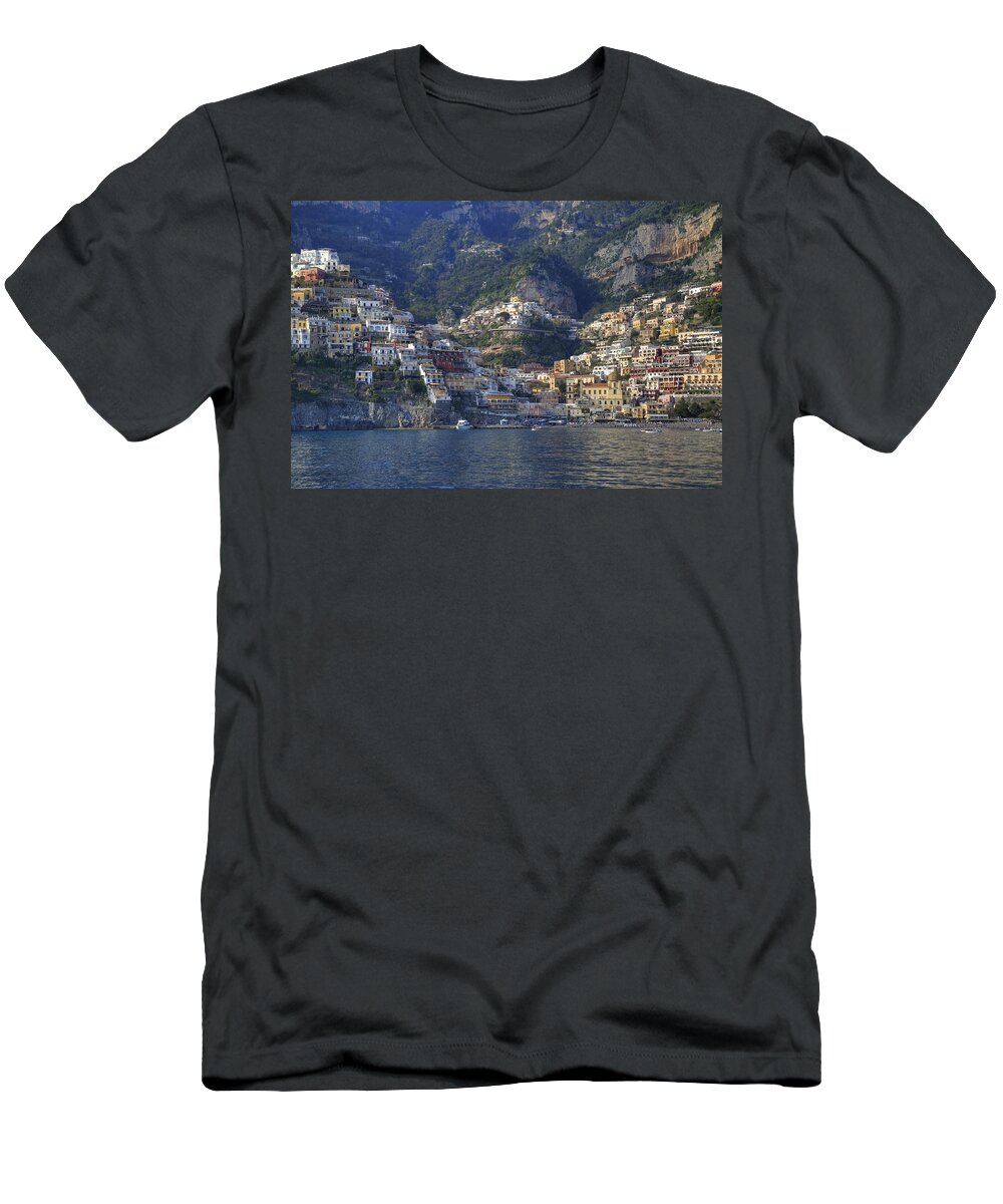 Positano T-Shirt featuring the photograph Positano - Amalfi Coast #7 by Joana Kruse