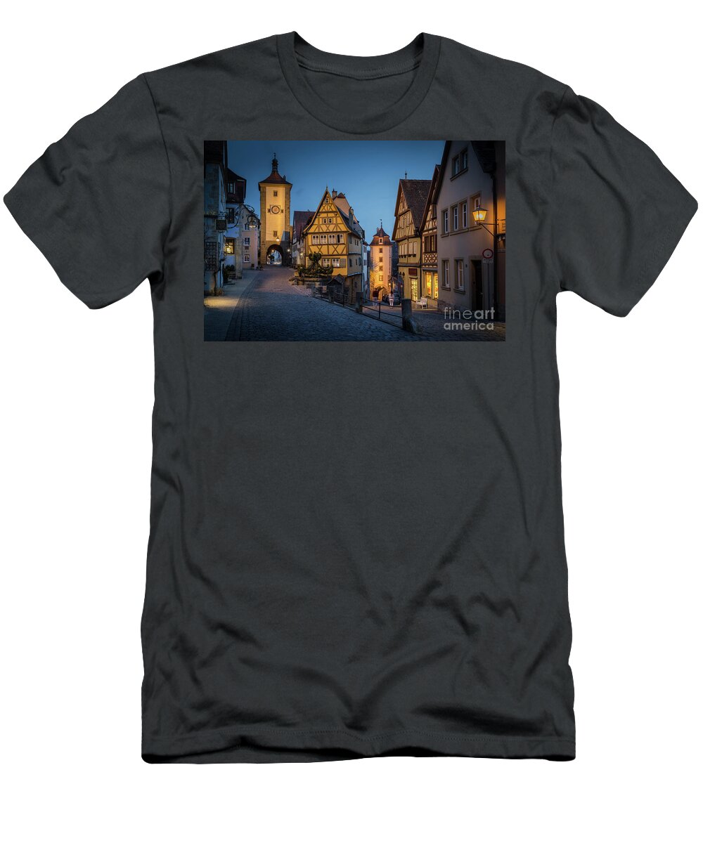 Rothenburg T-Shirt featuring the photograph Rothenburg ob der Tauber #7 by JR Photography