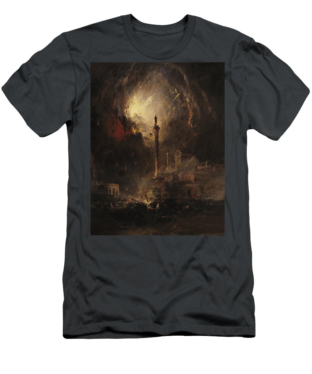 James Hamilton (american T-Shirt featuring the painting The Last Days of Pompeii by James Hamilton