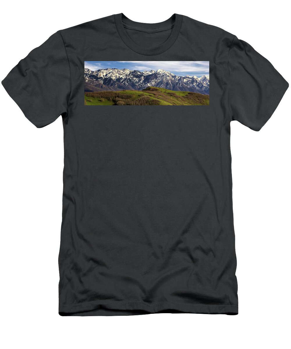 Wasatch Mountains T-Shirt featuring the photograph Wasatch Mountains #7 by Douglas Pulsipher
