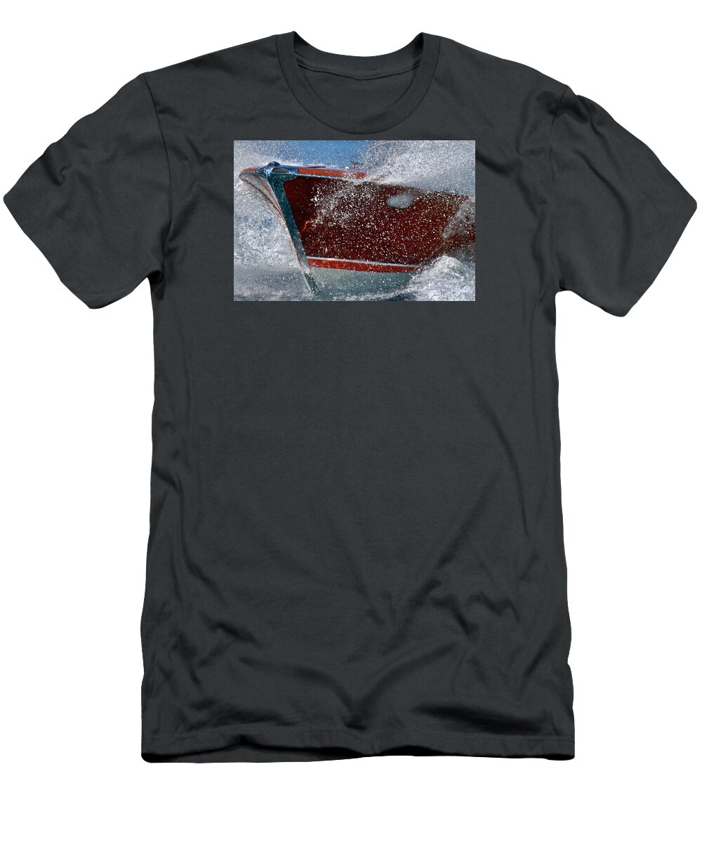 Riva T-Shirt featuring the photograph Riva Aquarama #62 by Steven Lapkin