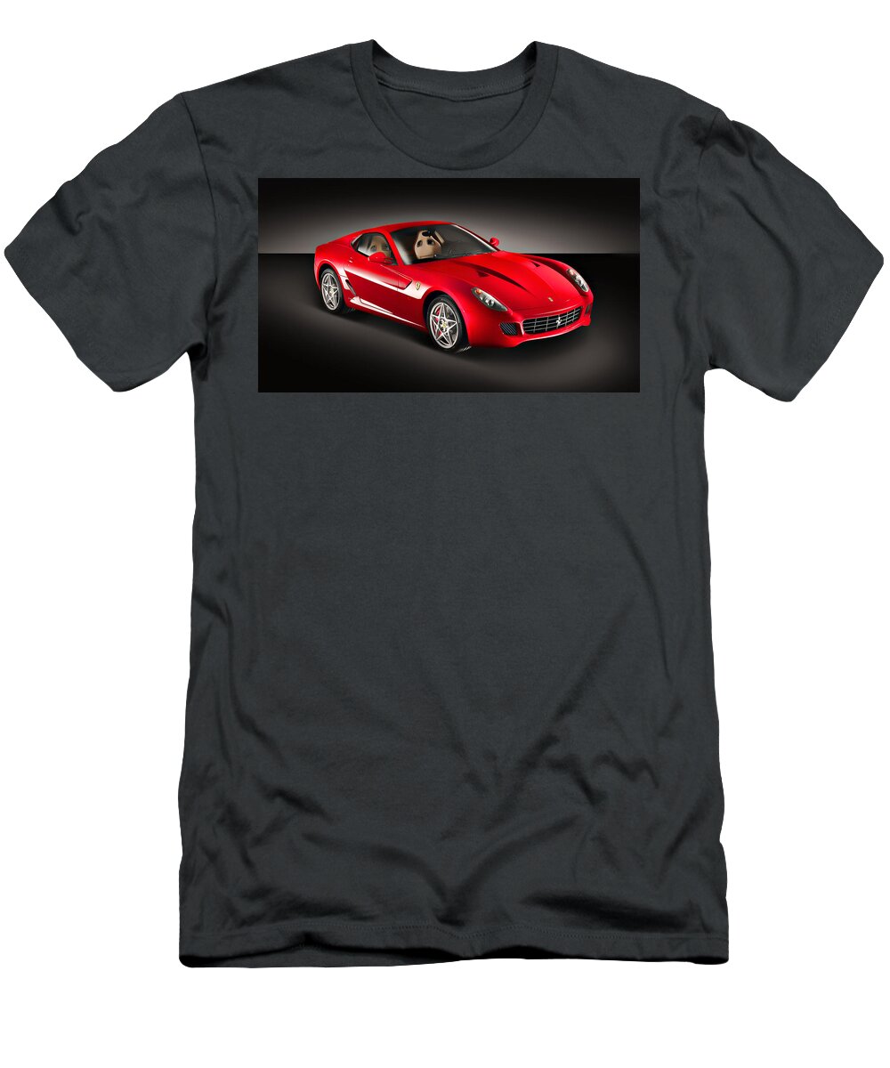 Ferrari T-Shirt featuring the photograph Ferrari #8 by Jackie Russo