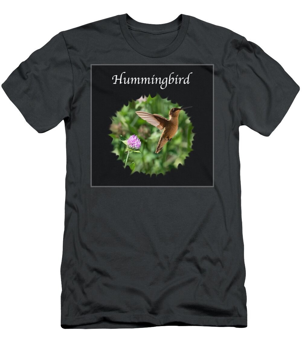 Hummingbird T-Shirt featuring the photograph Hummingbird by Holden The Moment