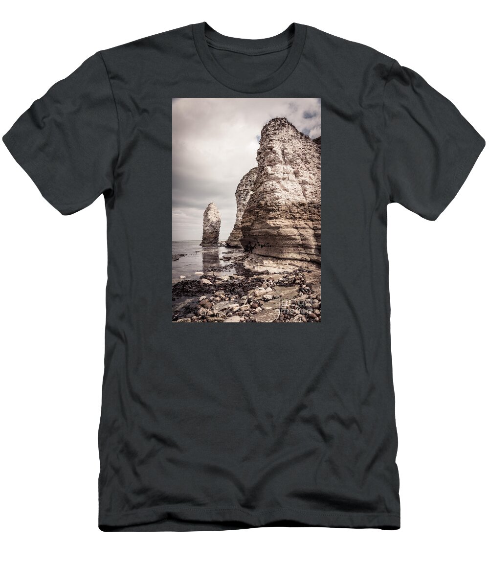 Cliffs T-Shirt featuring the photograph Flamborough Head, North Yorkshire, UK by Mariusz Talarek