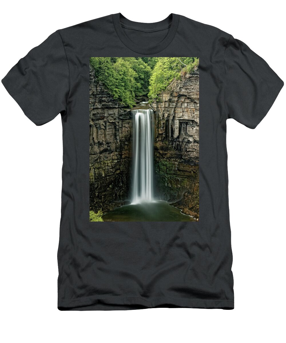 Taughannock Falls T-Shirt featuring the photograph Taughannock Falls #1 by Doolittle Photography and Art