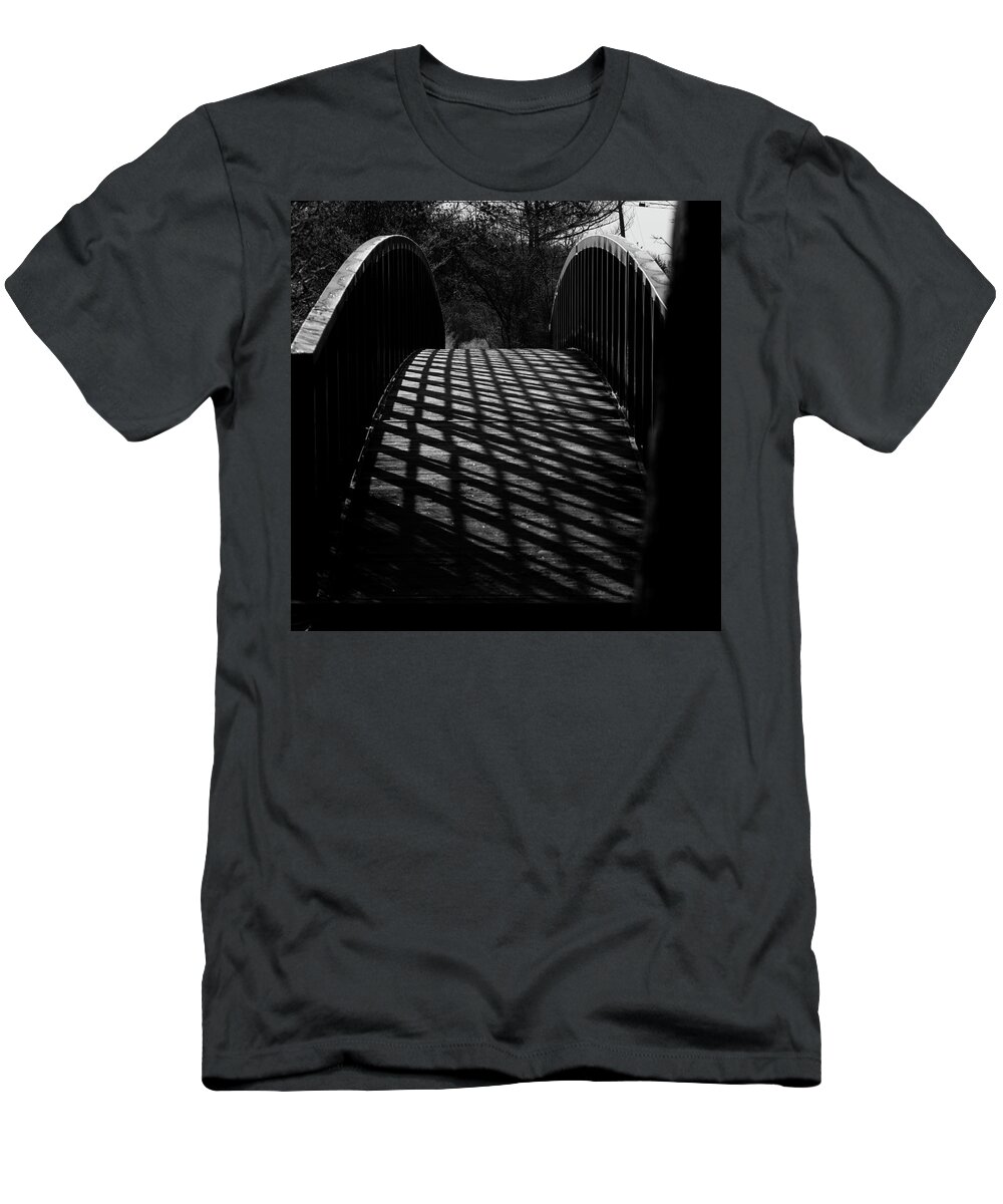 Bridge T-Shirt featuring the photograph A Bridge Not Too Far by Darryl Hendricks