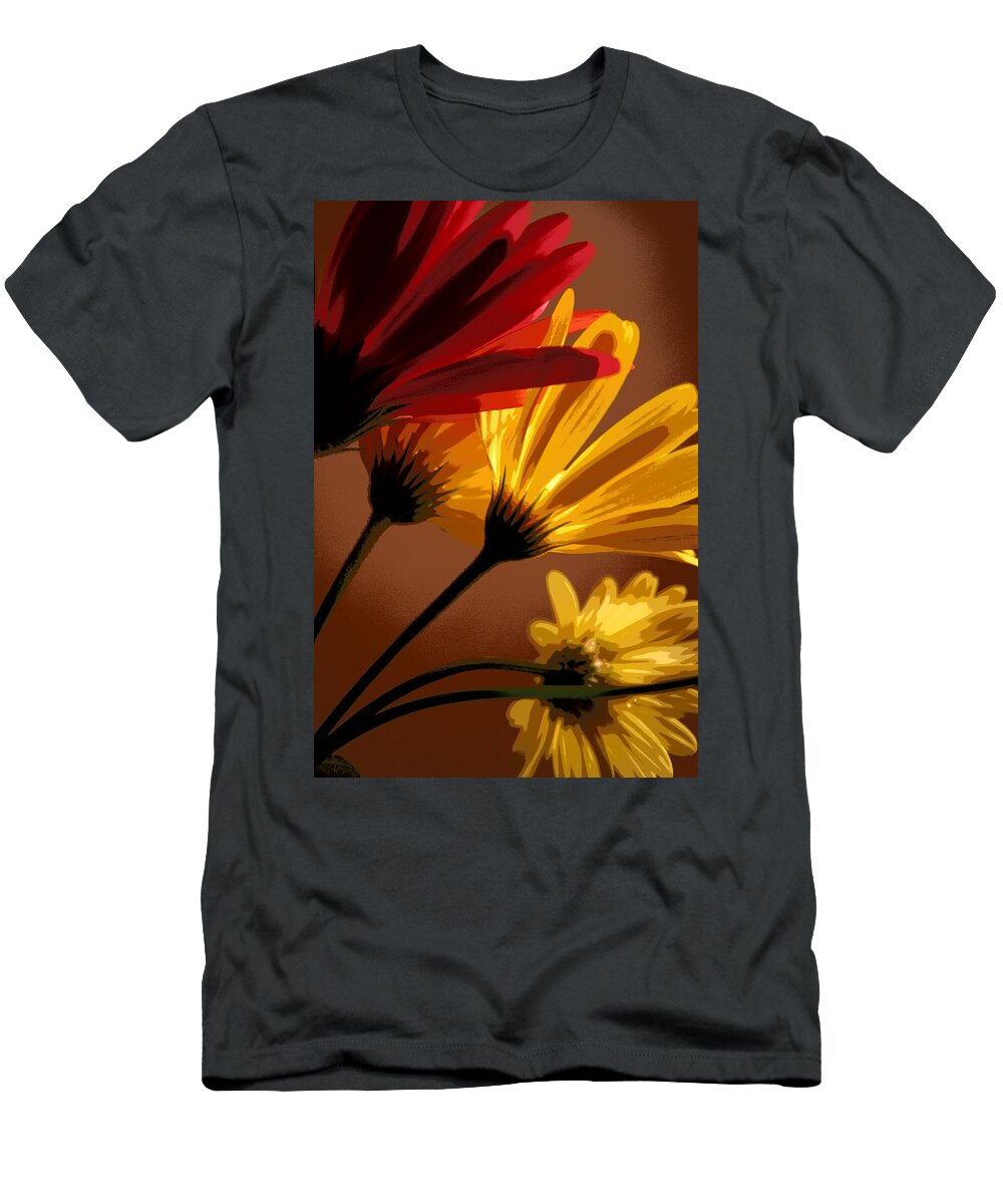 Flower T-Shirt featuring the photograph A Bunch of Beauties by Julie Lueders 