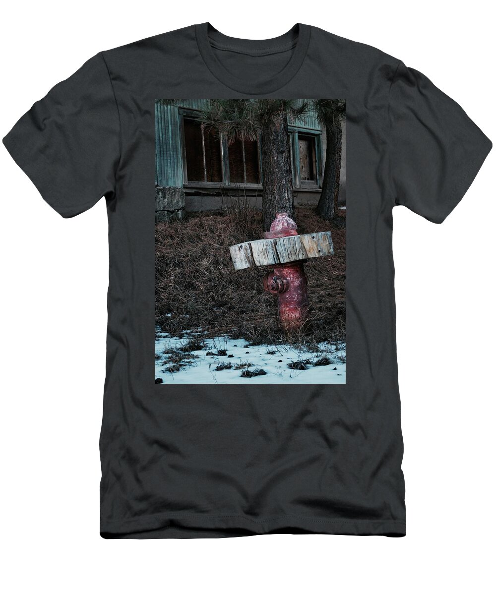 Fire Hydrant T-Shirt featuring the photograph A dog's dream by Amee Cave