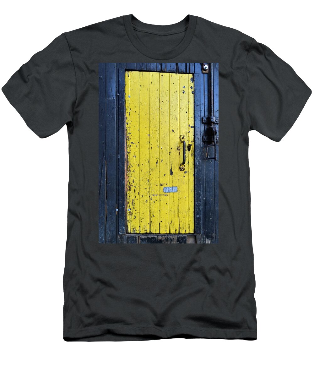 Doorway T-Shirt featuring the photograph A door within a door by Cheryl Hoyle