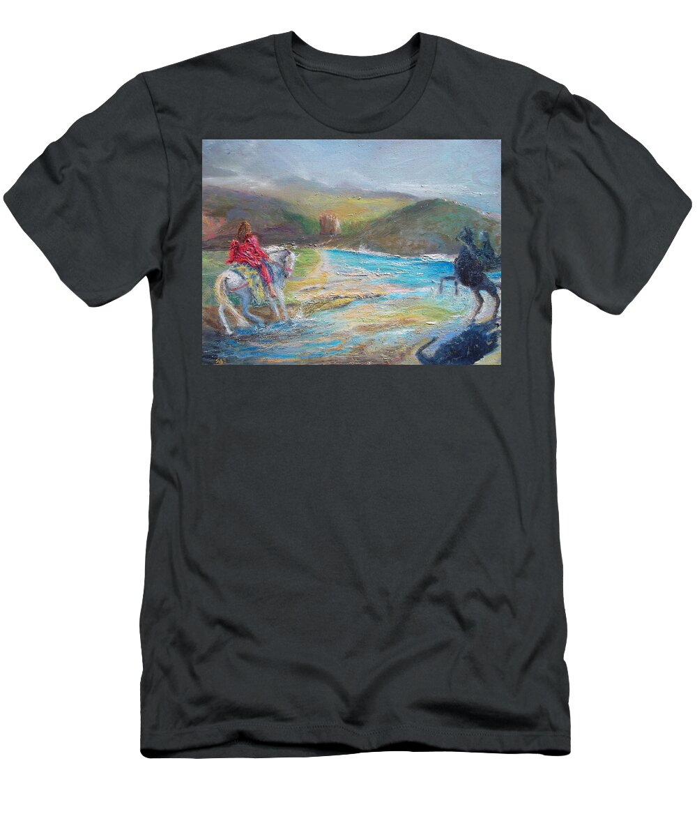 Symbolic T-Shirt featuring the painting A Ghost Upon Your Path by Susan Esbensen