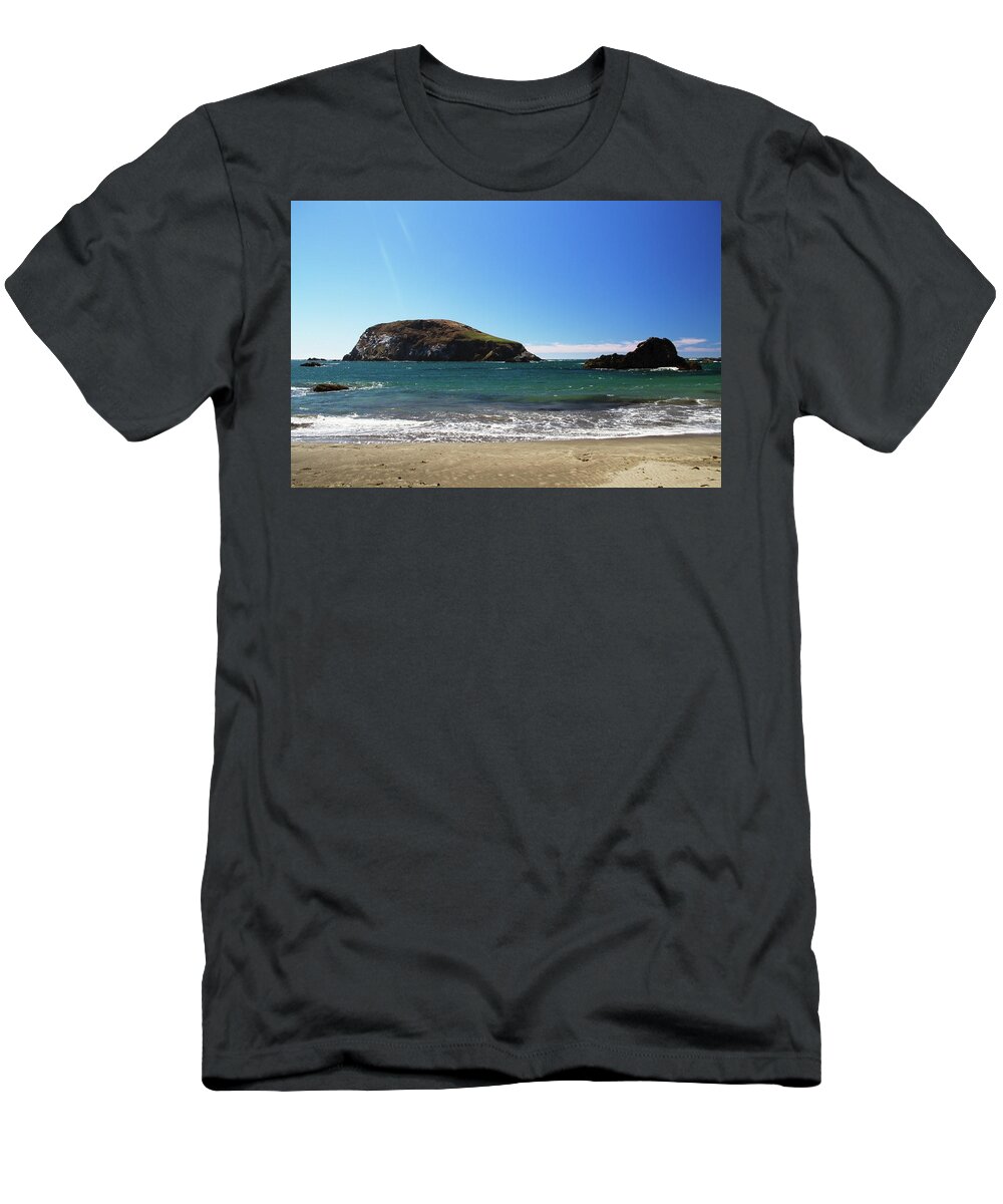 Water T-Shirt featuring the photograph A Landing From Outerspace by Teri Schuster