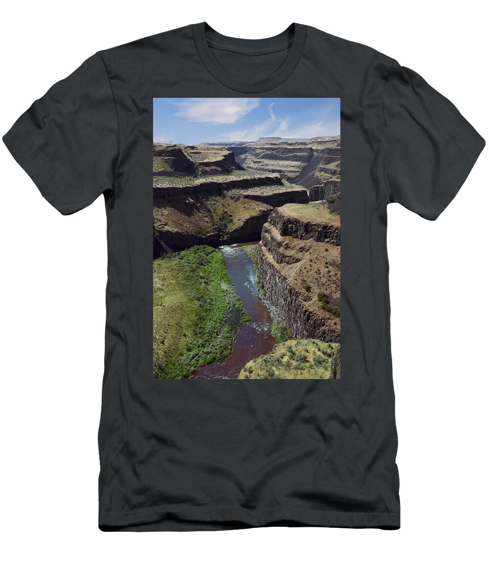 Washington State T-Shirt featuring the photograph A Maze Zing by Allan Van Gasbeck